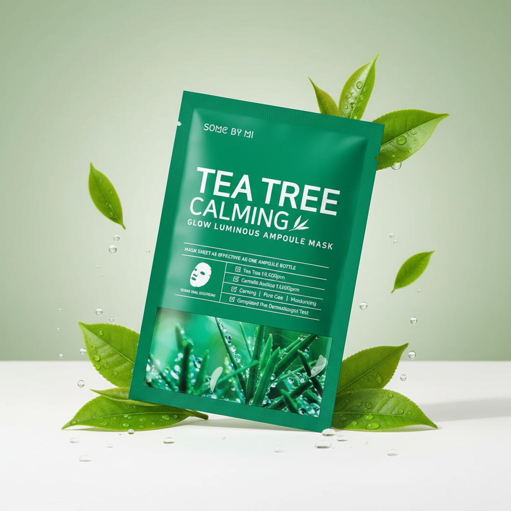 SOME BY MI Tea Tree Calming Glow Luminous Ampoule Mask - 1pc