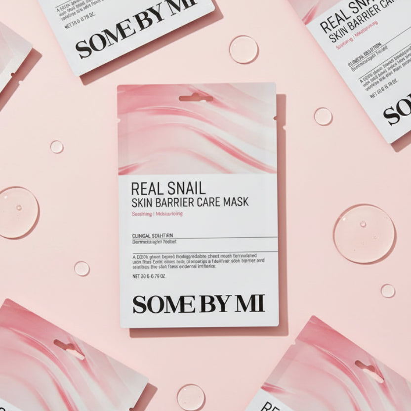SOME BY MI Real Snail Skin Barrier Care Mask - 1pc