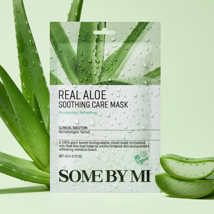 SOME BY MI Real Aloe Soothing Care Mask - 1pc