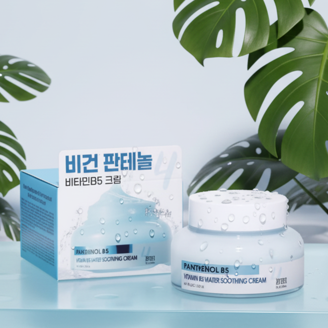 TENZERO Panthenol Vitamin B5 Water Soothing Cream - 100g