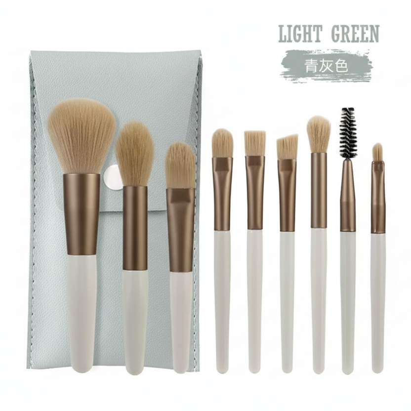 Xixi Make-up Brush Set Minis, Light Green