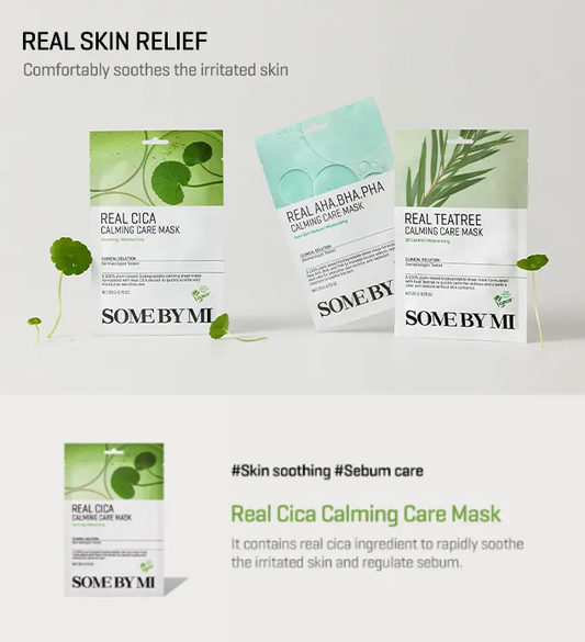 SOME BY MI Real Cica Calming Care Mask - 1pc