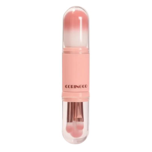 Coringco 4-in-1 Cotton Candy Capsule Makeup Brush Set – 1 pc