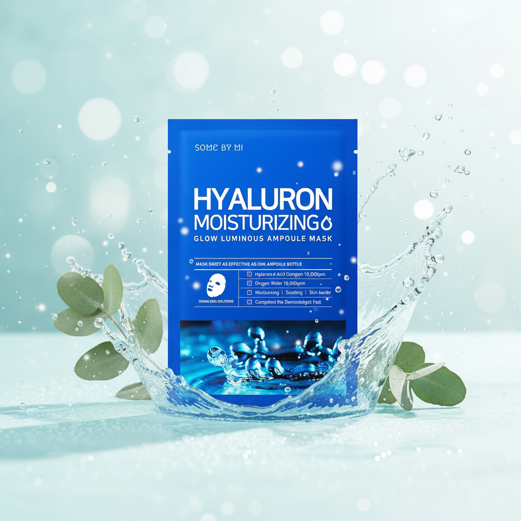 SOME BY MI Hyaluron Moisturizing Glow Luminous Ampoule Mask