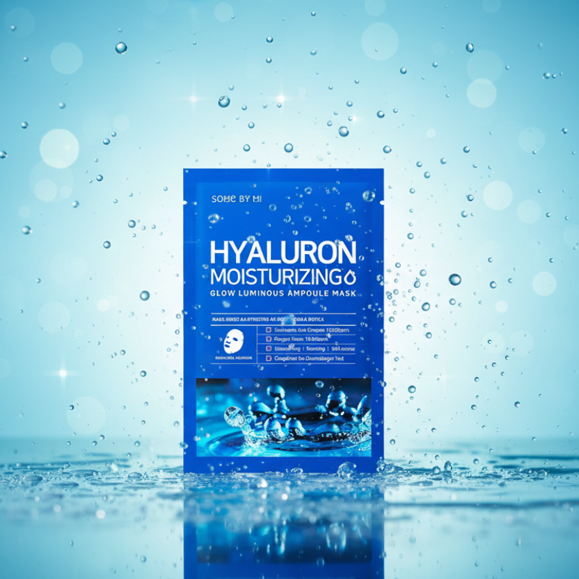 SOME BY MI Hyaluron Moisturizing Glow Luminous Ampoule Mask