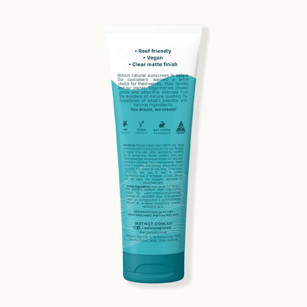 Wotnot Natural Sunscreen SPF 50+