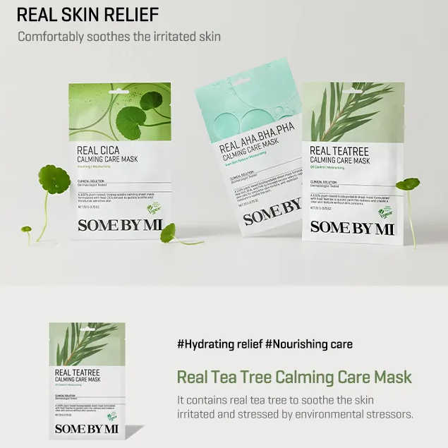 SOME BY MI Real Teatree Calming Care Mask 1pc