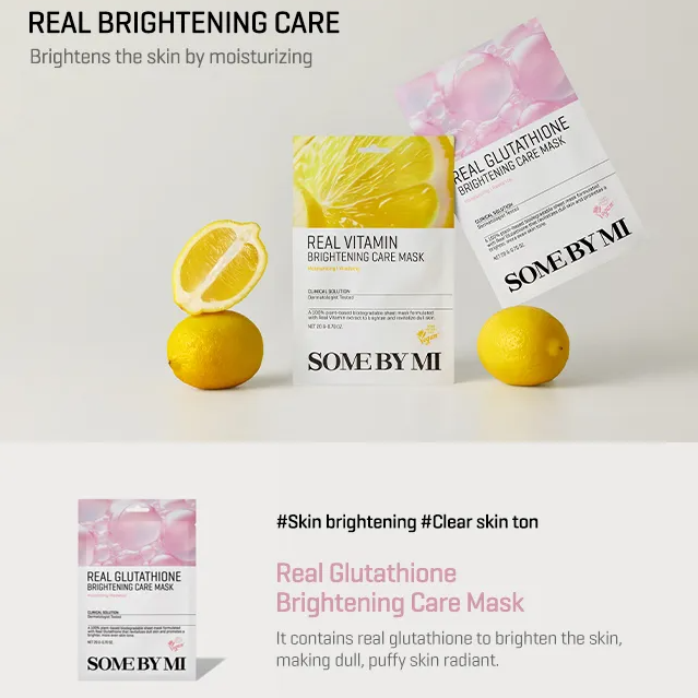 SOME BY MI Real Glutathione Brightening Care Mask - 1pc
