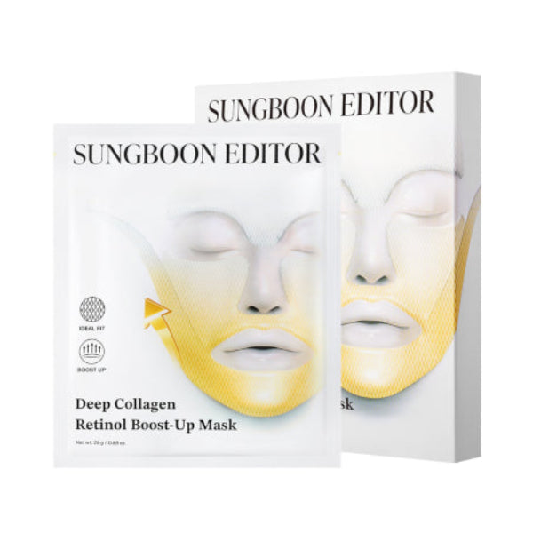 Sungboon Editor Deep Collagen Retinol  Boost Up Mask Set - 4pc