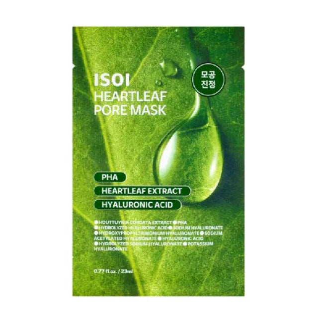 ISOI Heartleaf Pore Sheet Mask (5 Sheets)